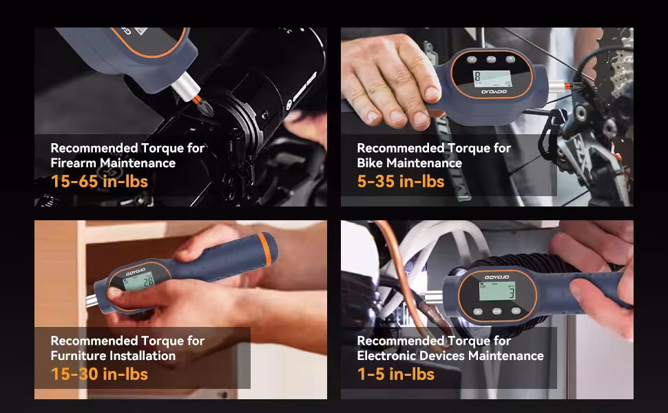 Digital torque screwdrivers