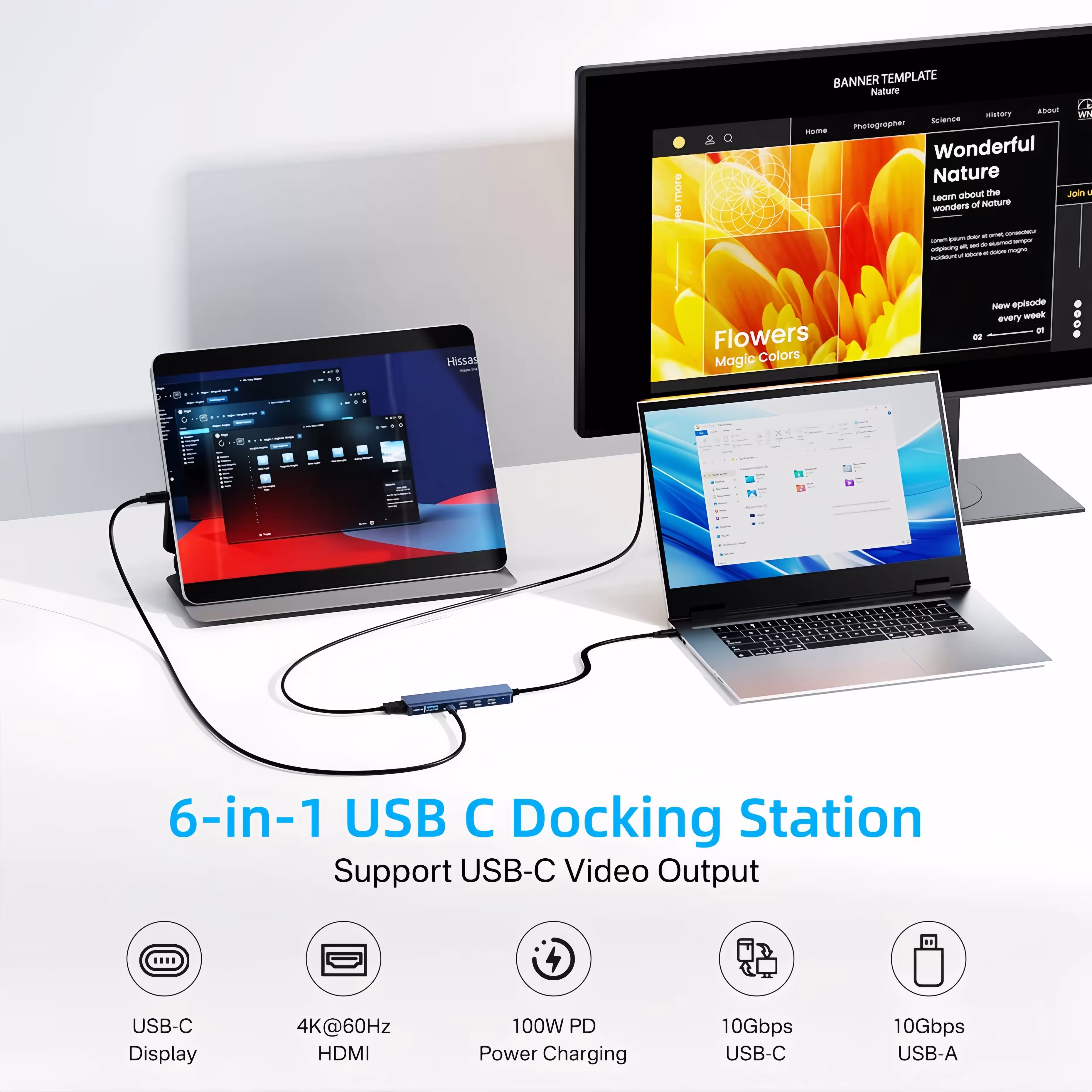 Station d'accueil USB-C
