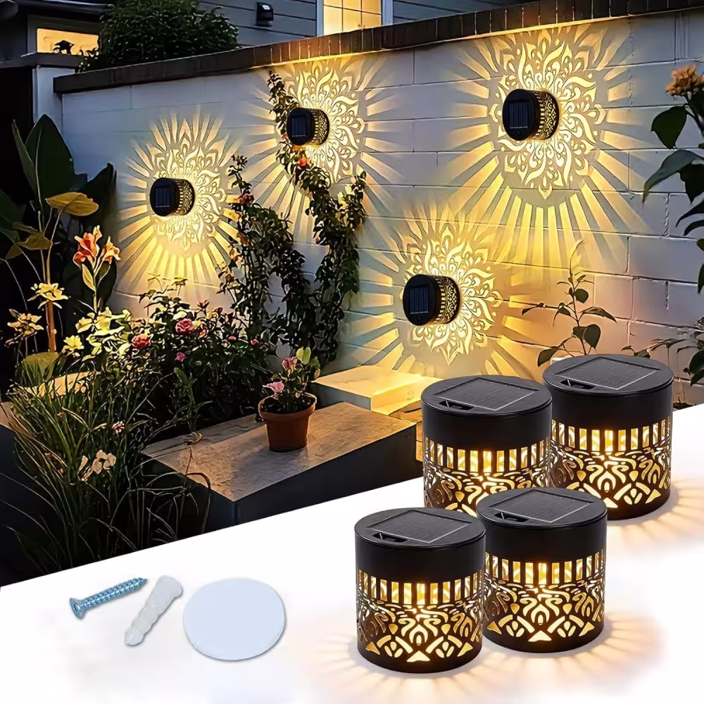 luces solares para vallas