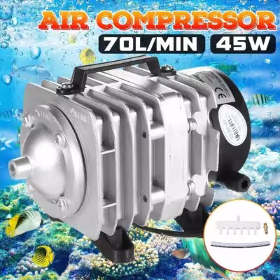 220V 35W 45W 70L / min pompa di aria ad alta potenza stagno pesci compressore aeratore ACO- 318