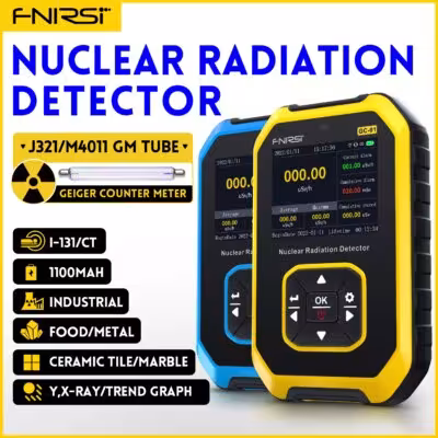 Rilevatore di radiazioni nucleari FNIRSI GC-01, dosimetro personale per raggi X, gamma e beta.