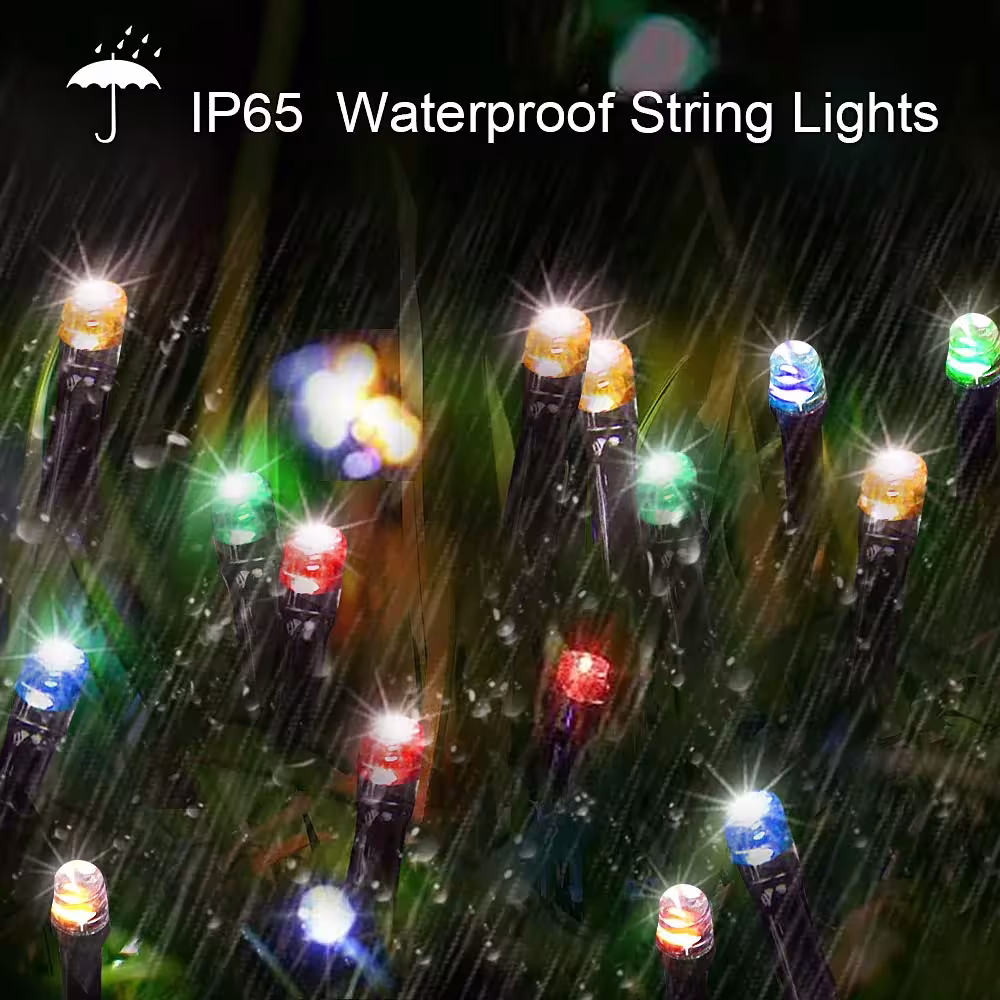 Solar LED string lights