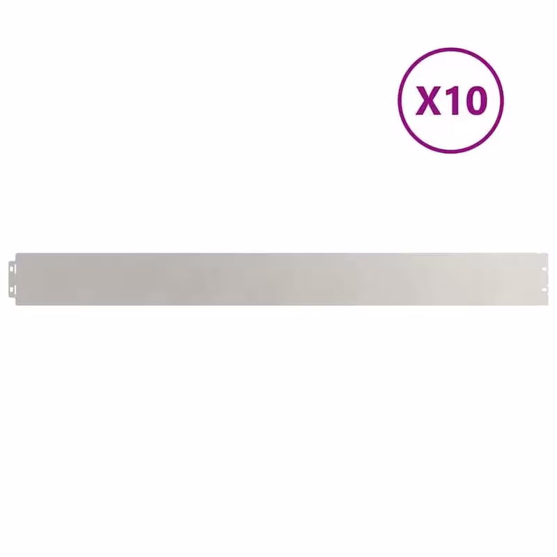Bordure de pelouse en acier inoxydable