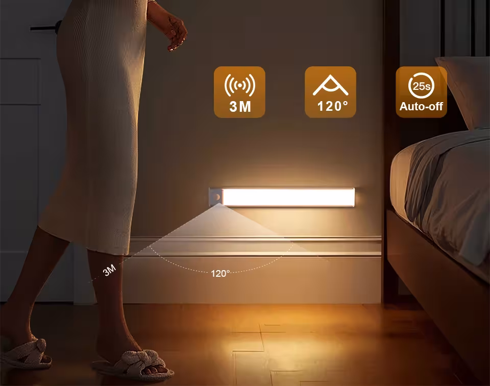 Lampada LED con sensore di movimento