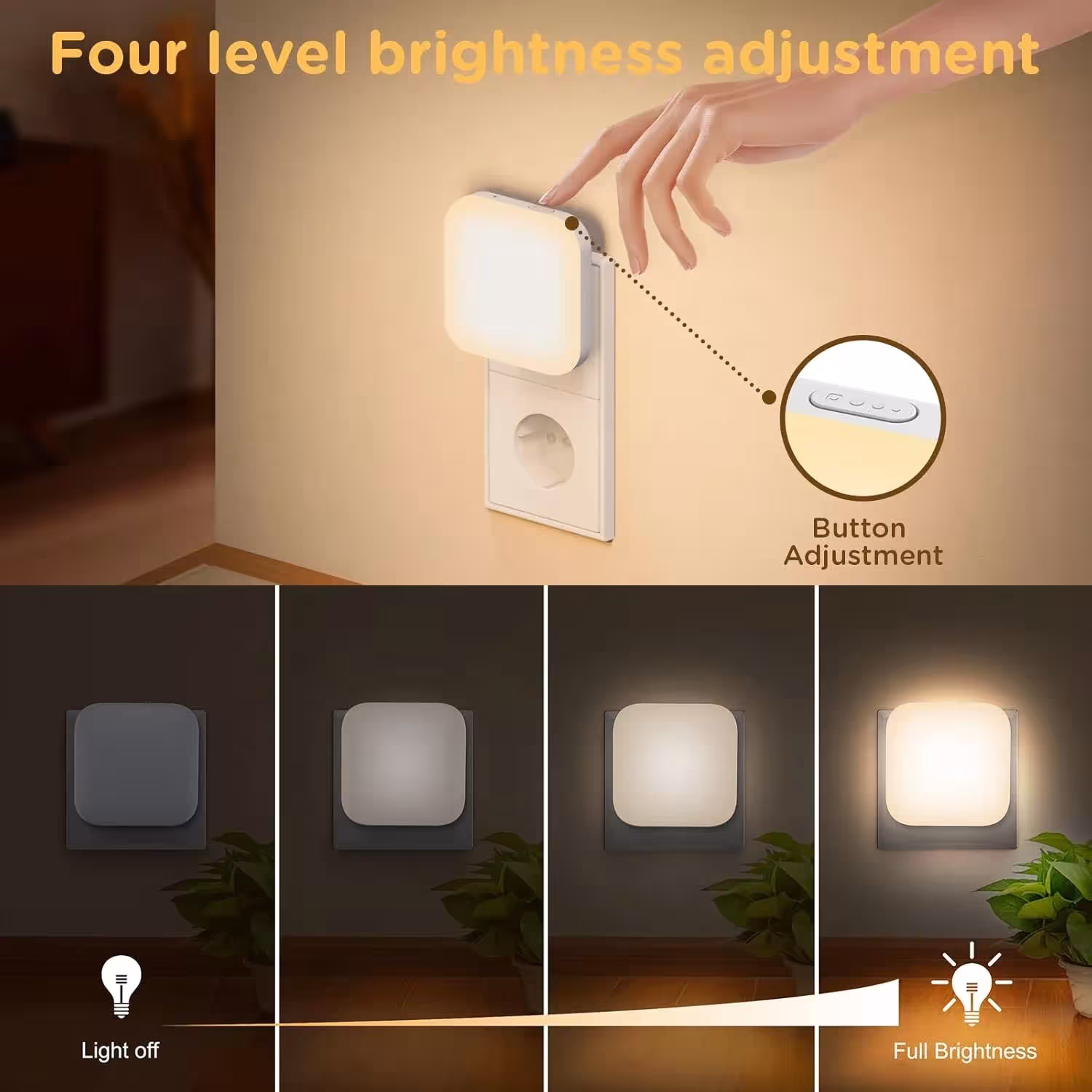 LED naktinis šviestuvas