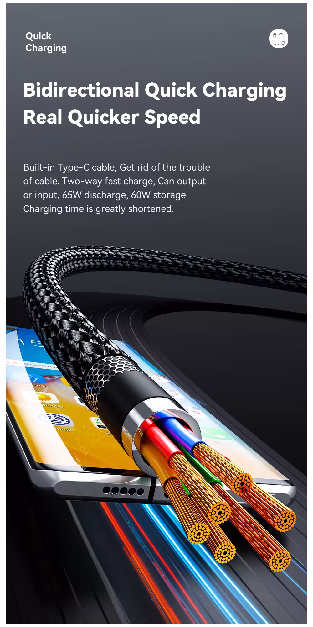 Câble USB Type C 100W