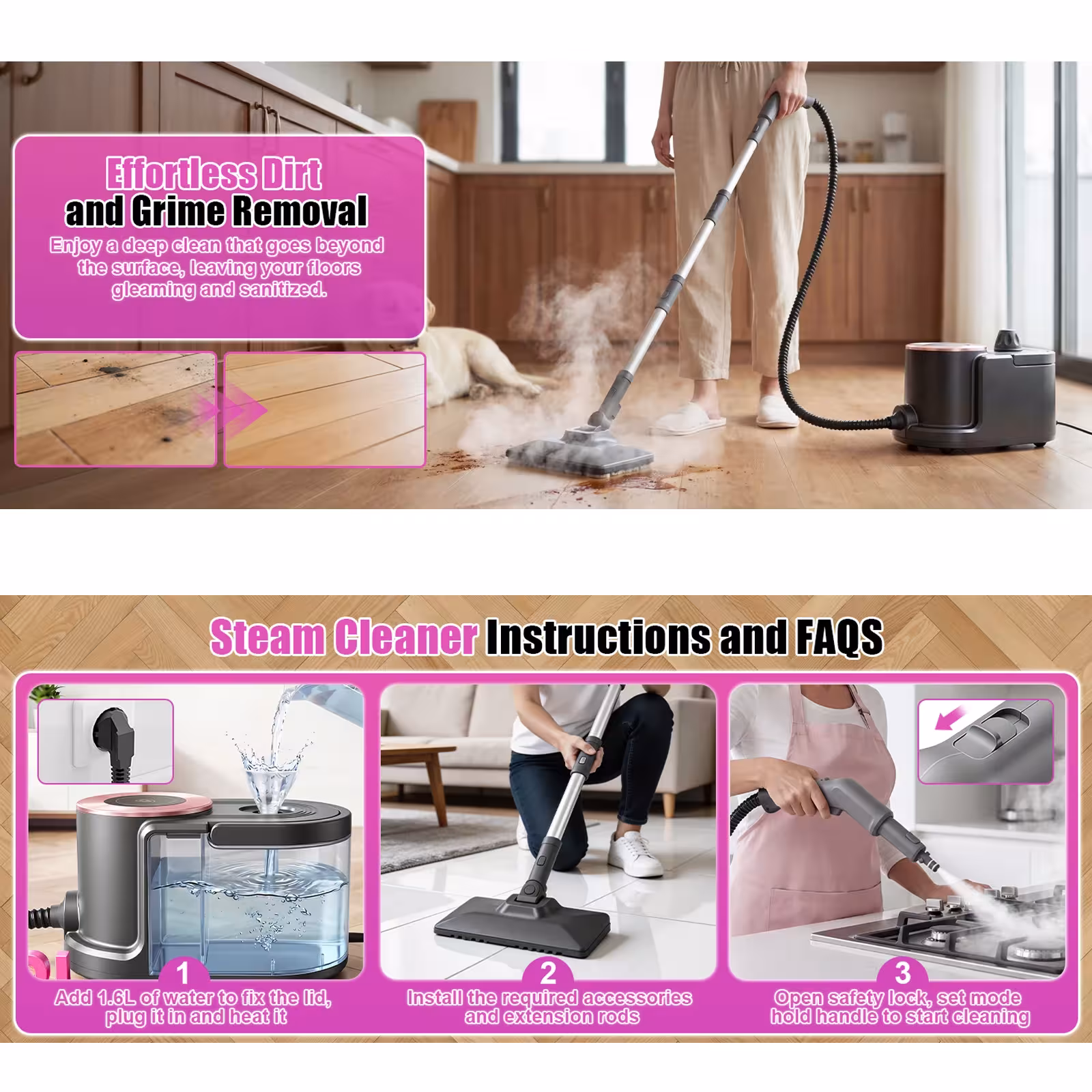steam treatment plant for home use