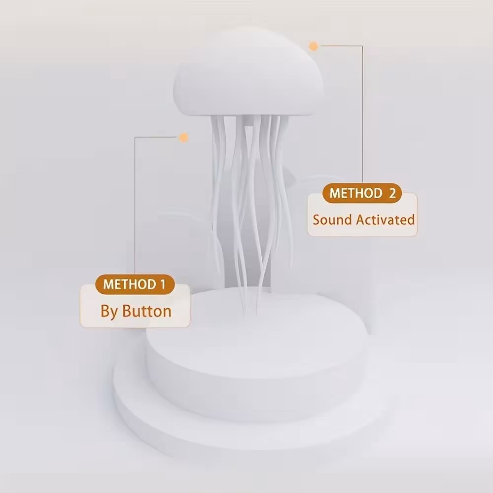 jellyfish-shaped night light