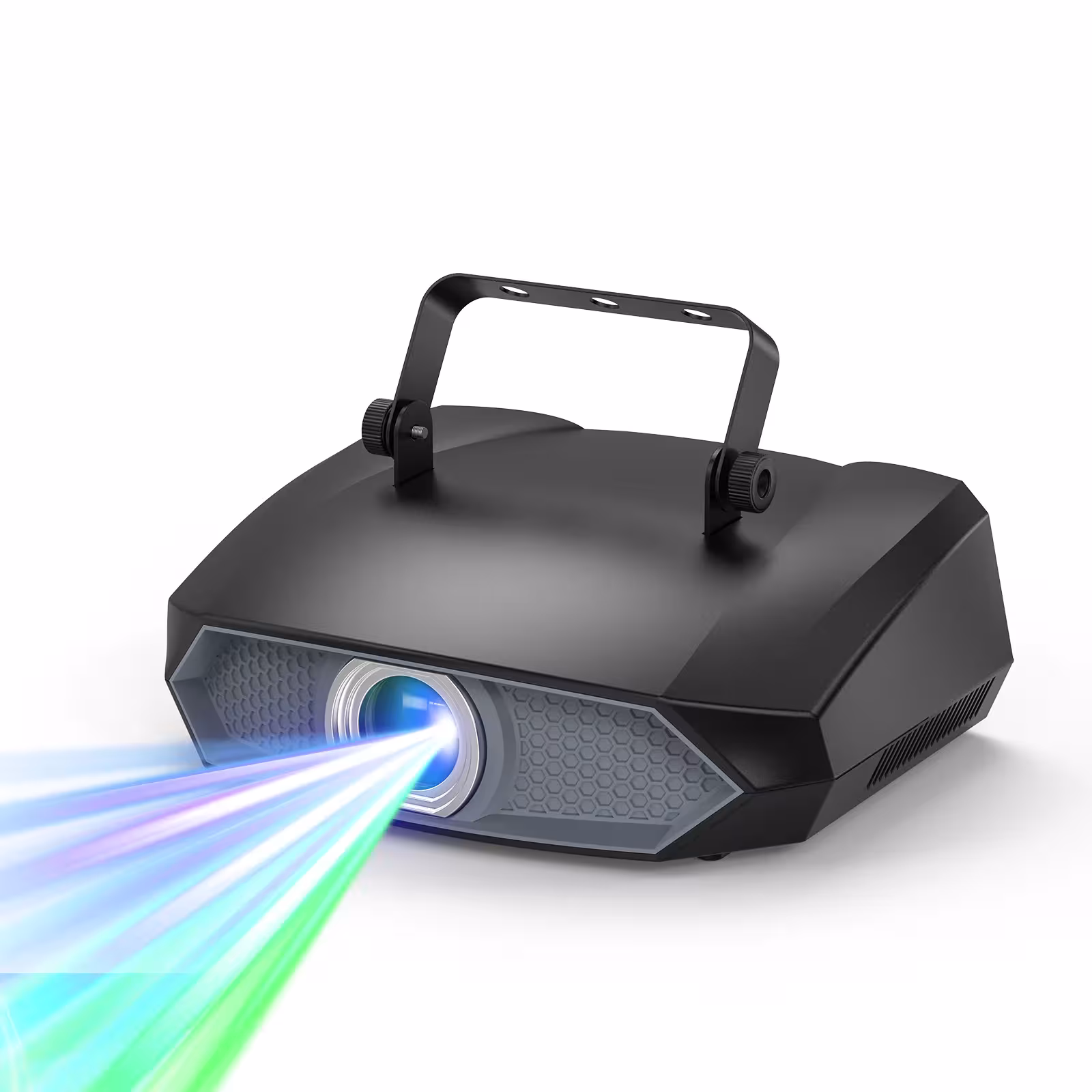 Yiflamefly Luz Láser DJ de 2W, Máquina Láser de Animación 3D, Iluminación Escénica RGB para Bares