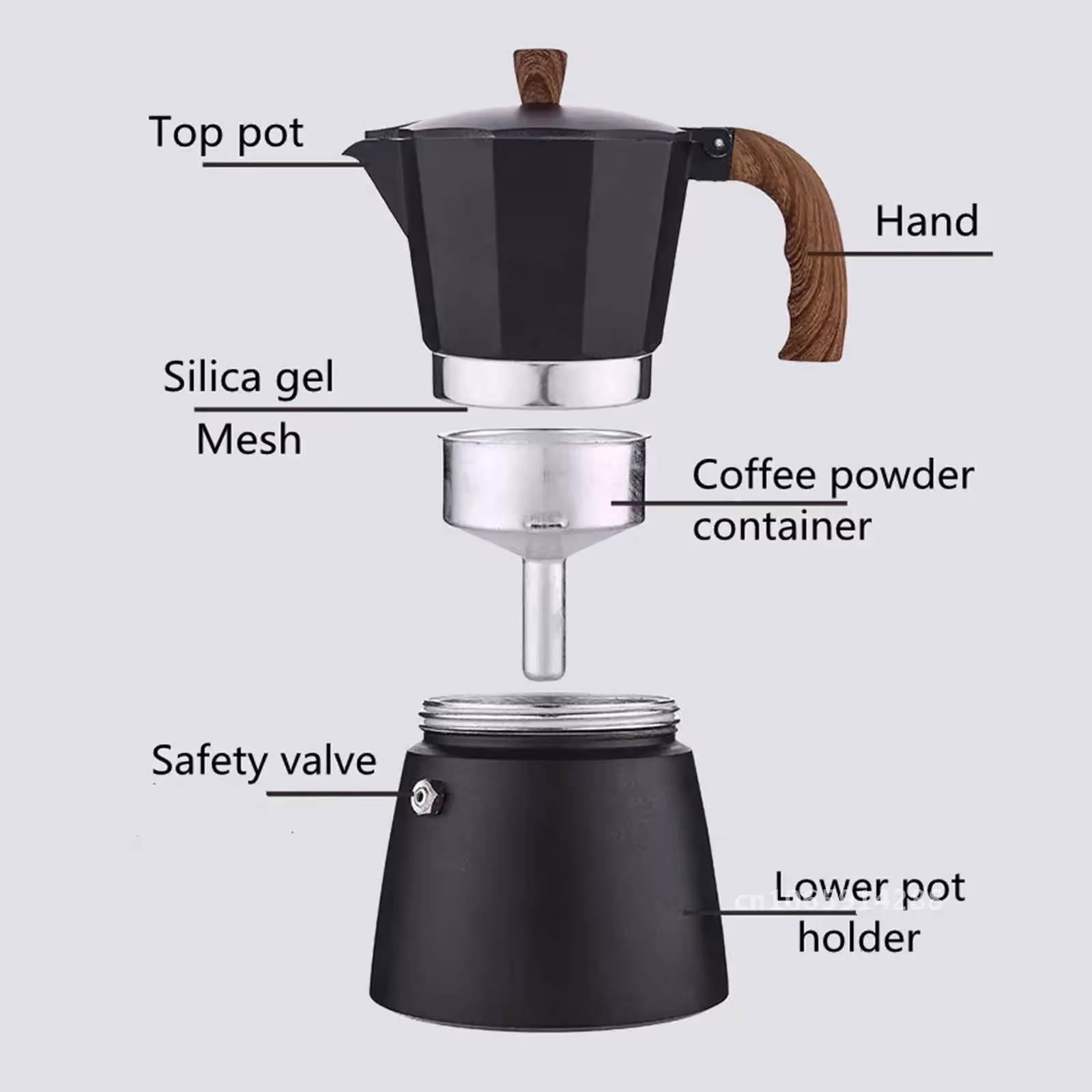 moka espresso perkoliatorius