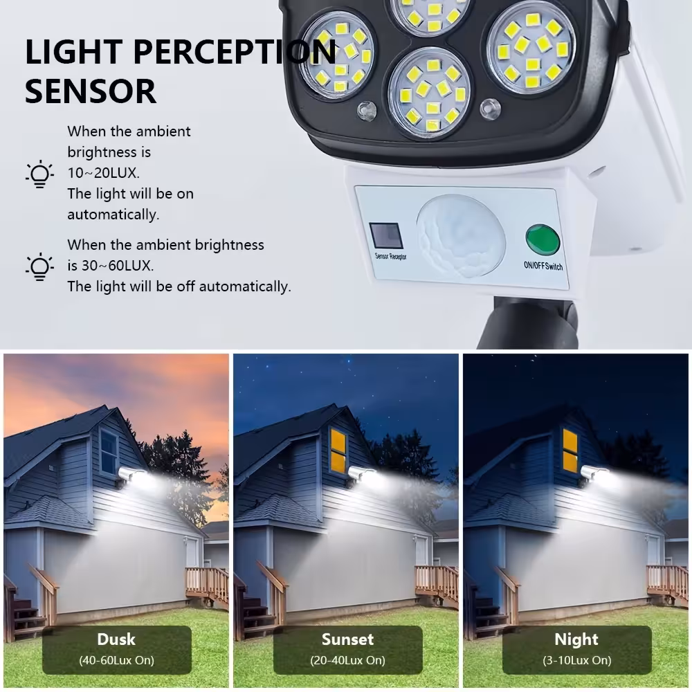 solar light with motion sensor