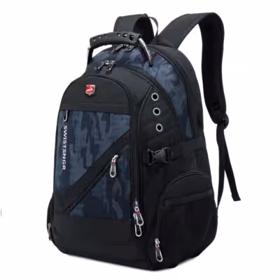 Mochila impermeable para hombre, ideal para portátiles de hasta 17 pulgadas, con sistema antirrobo, perfecta para viajes y negocios.