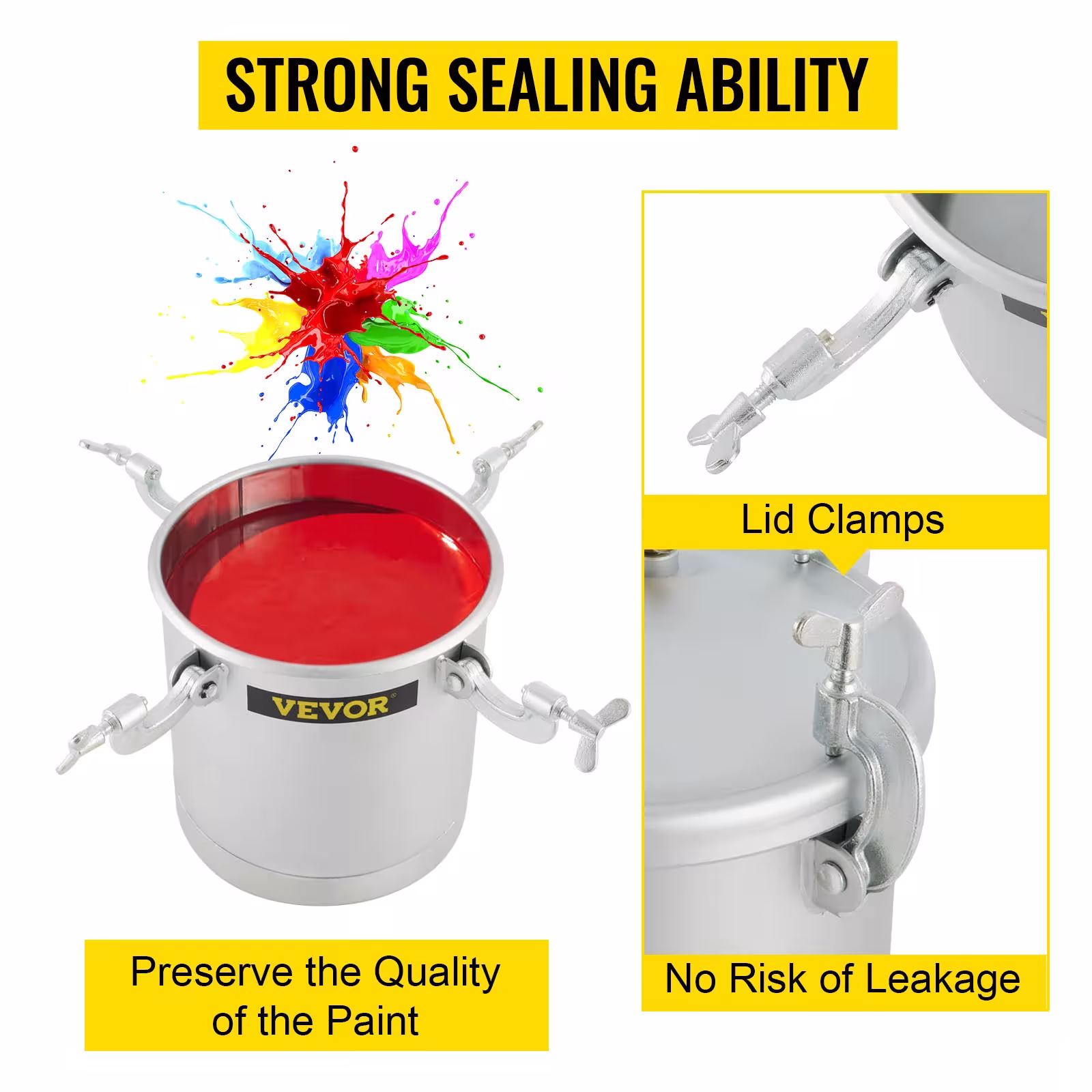 pressure paint tank