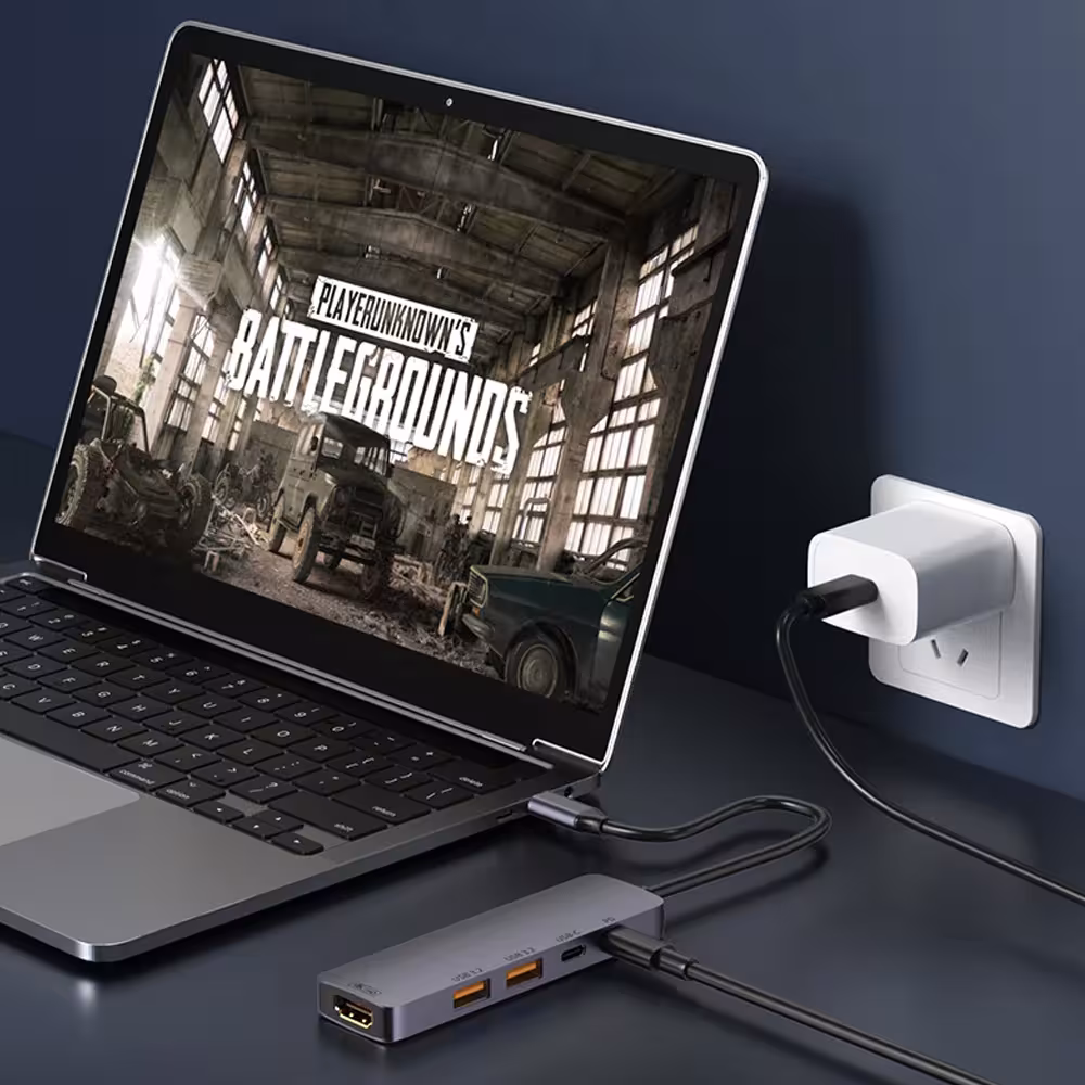 USB C šakotuvas 10Gbps