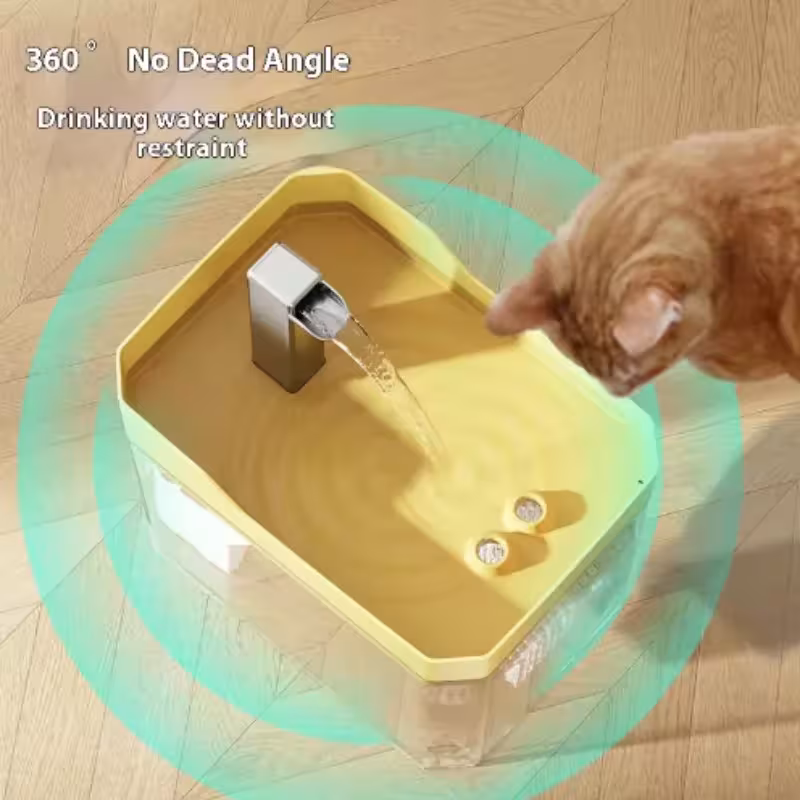 Fuente de agua para gatos