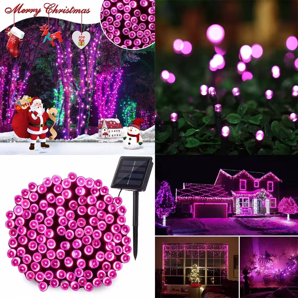 Solar LED string lights