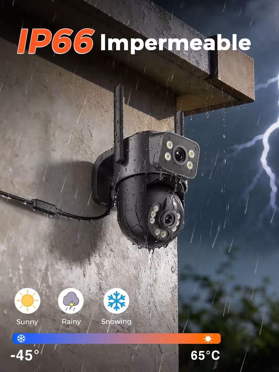 PTZ WiFi kamera su AI sekimu