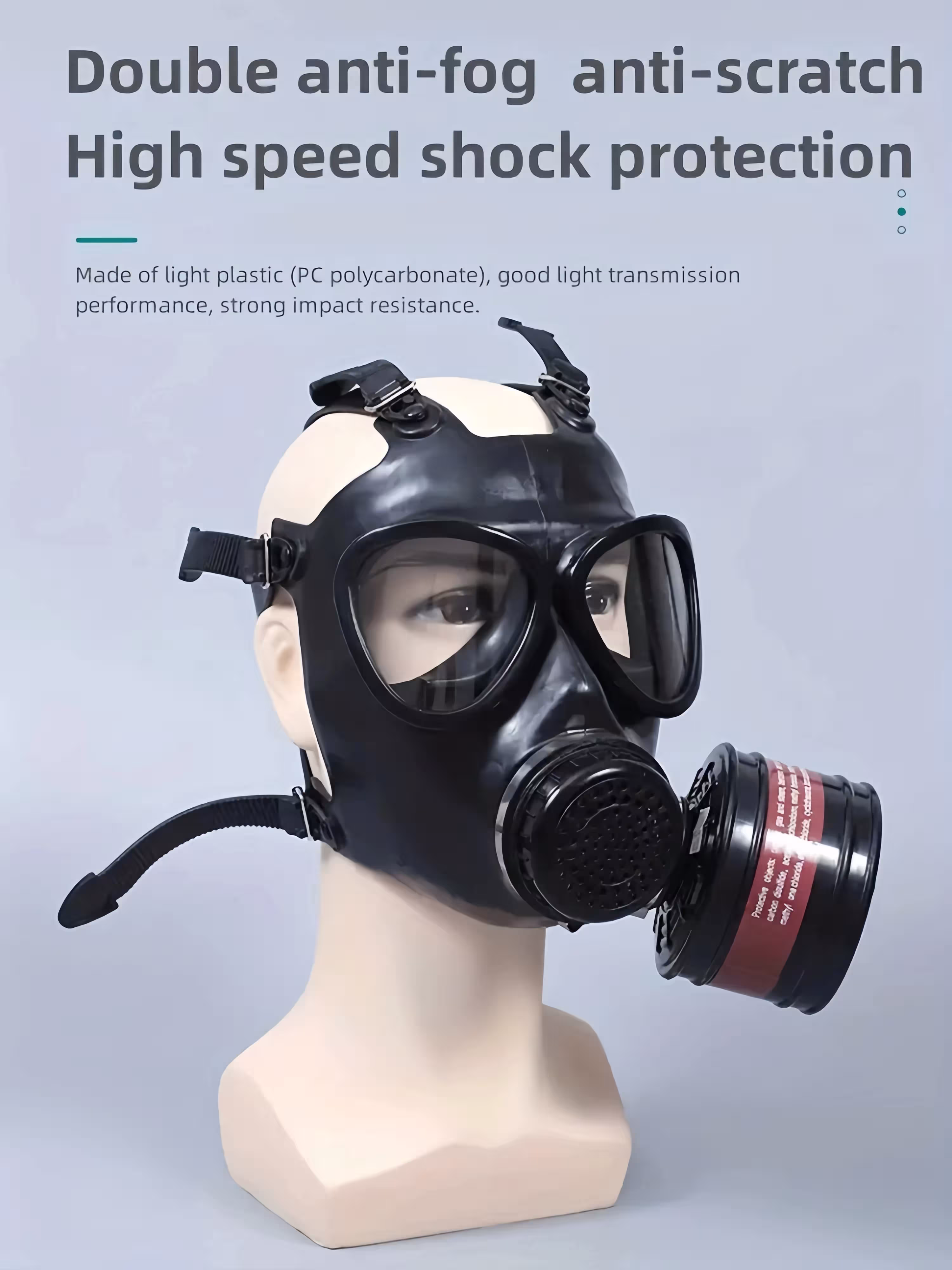 Gasmaske gegen Chemikalien
