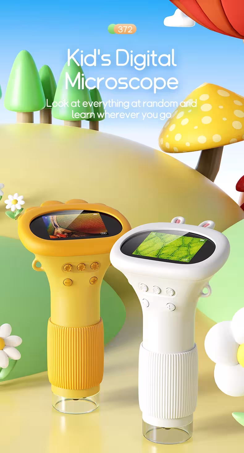 microscopio de bolsillo para niños