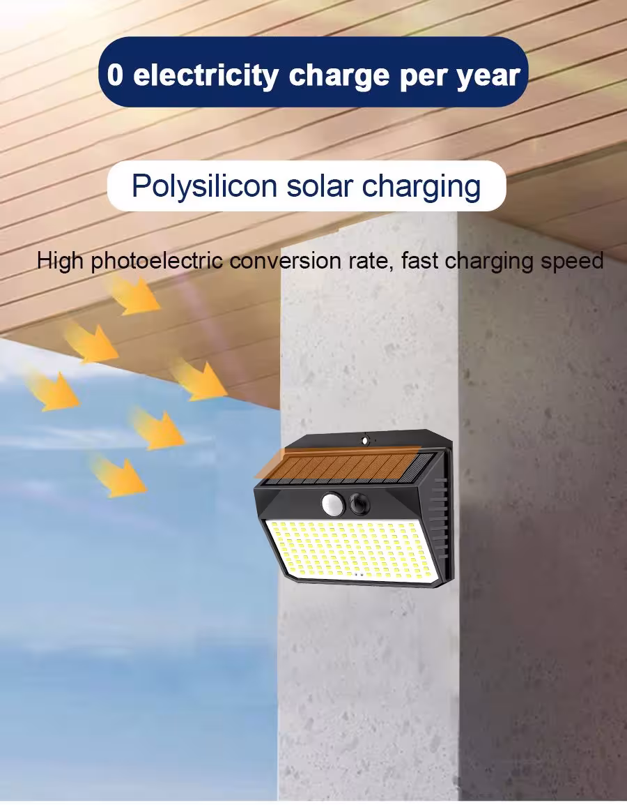 solar lempa su judesio sensoriumi