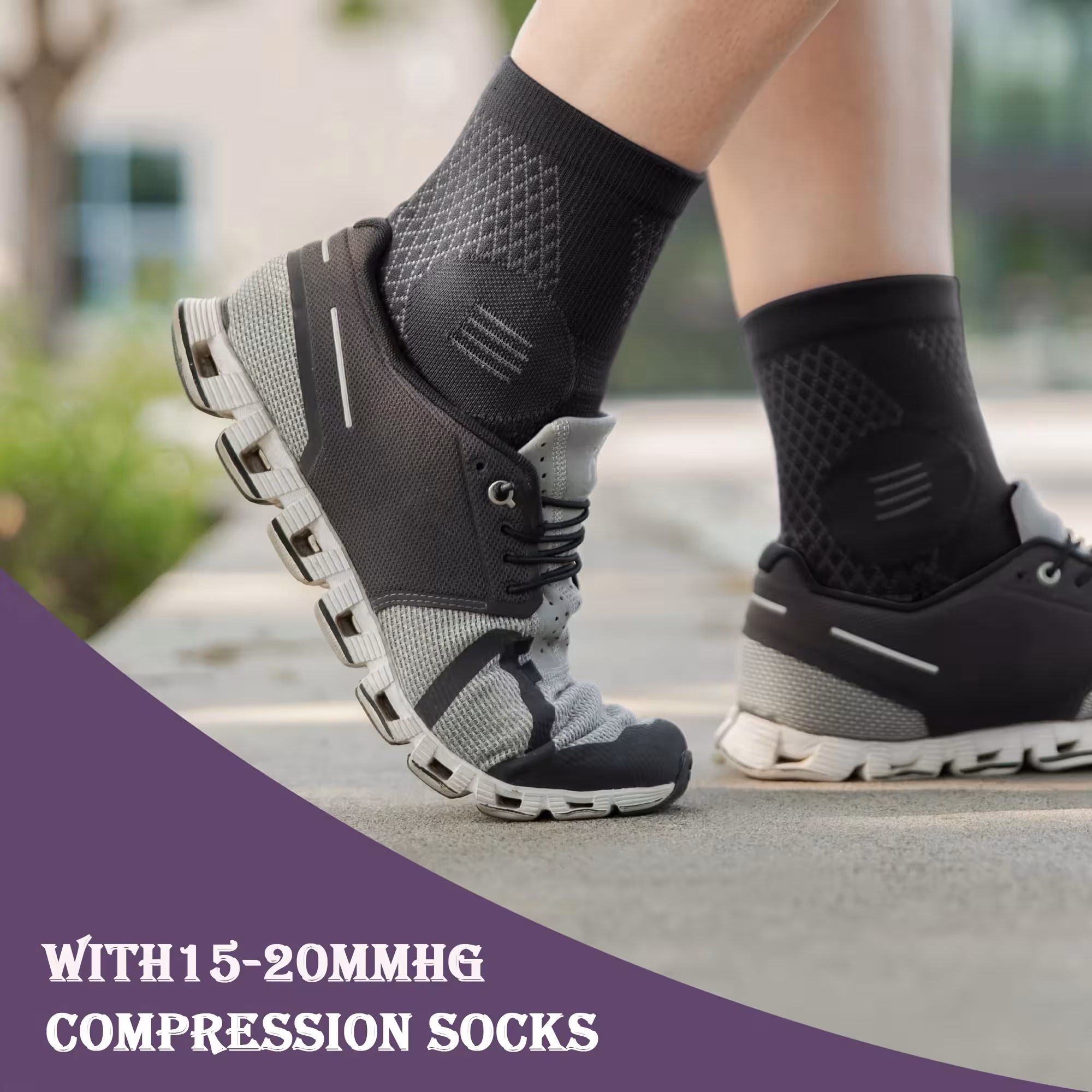 compression heel socks