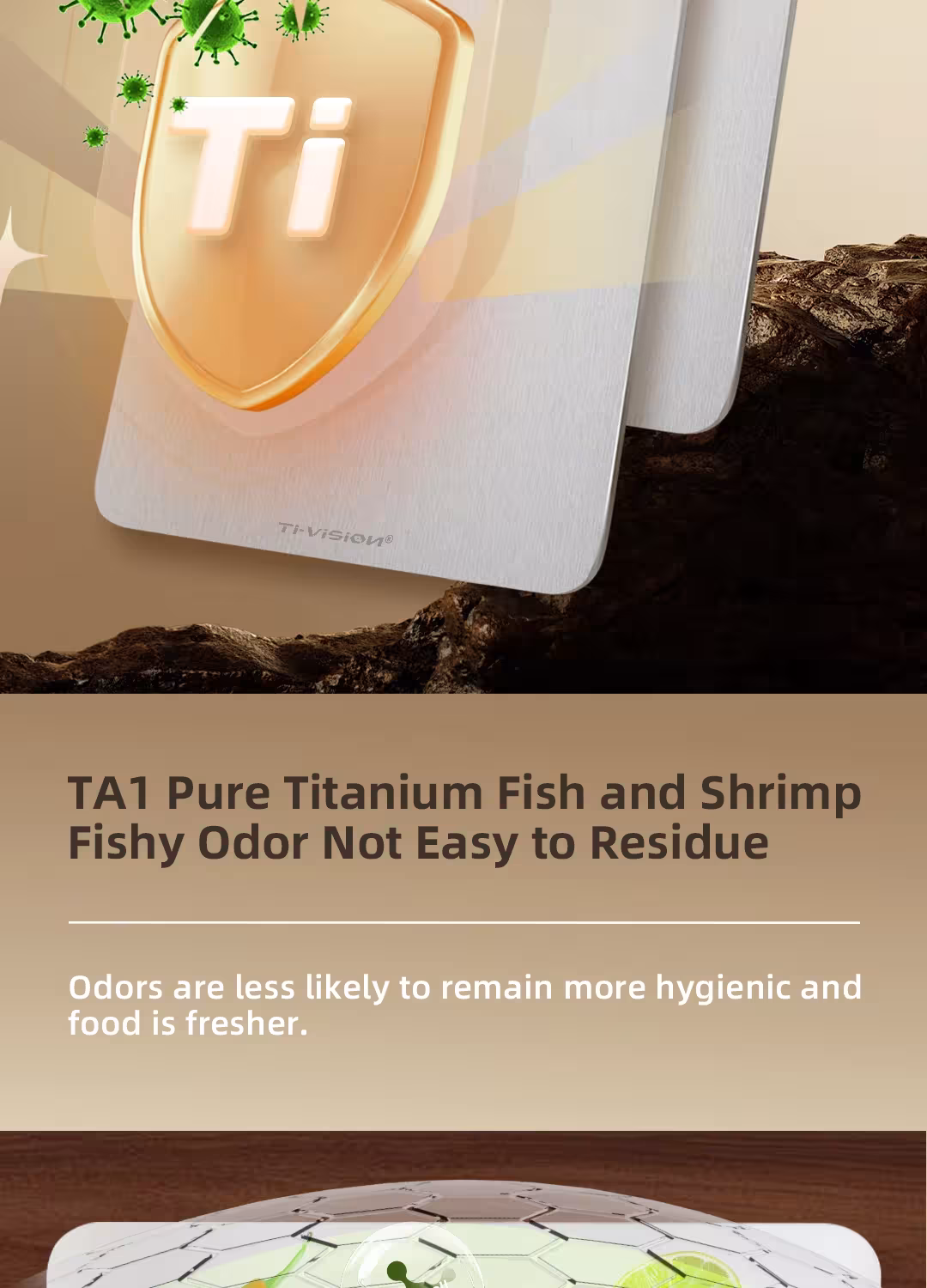 Titanium cutting board