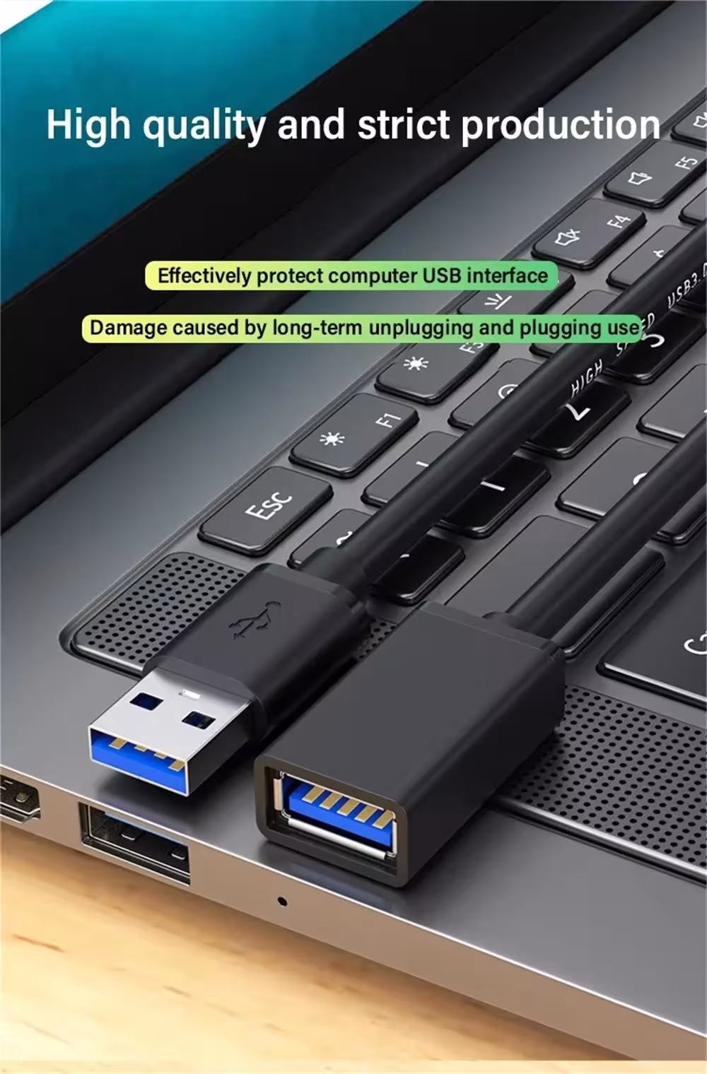 USB 3.0 pratęsimo kabelis