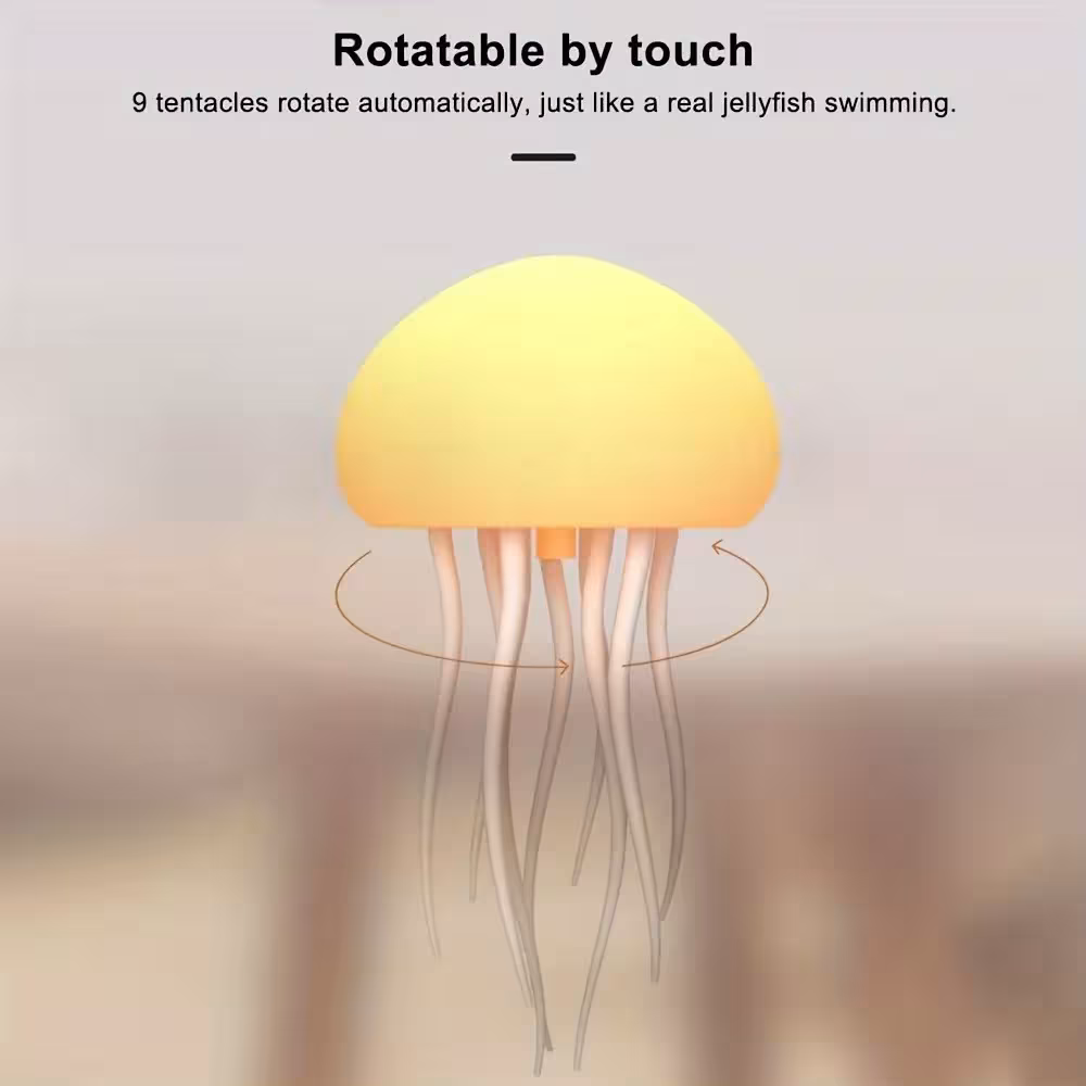 jellyfish-shaped night light