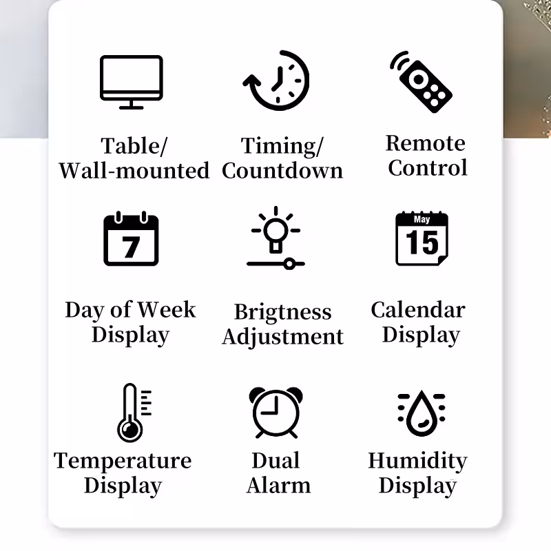 digital wall watch