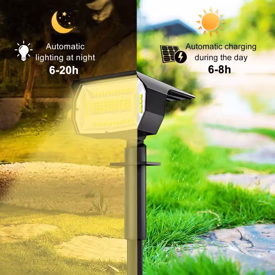 solar LED spotlight
