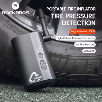 ROCKBROS Mini bomba 150psi Electric Draught Para motocicleta USB-C 5V