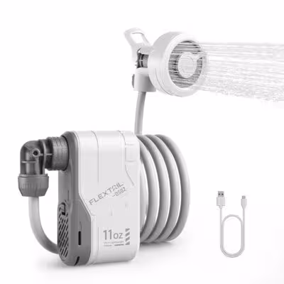 Douche électrique portable FLEXTAIL pour camping, protection IPX7 contre l'eau, pour laver la voiture