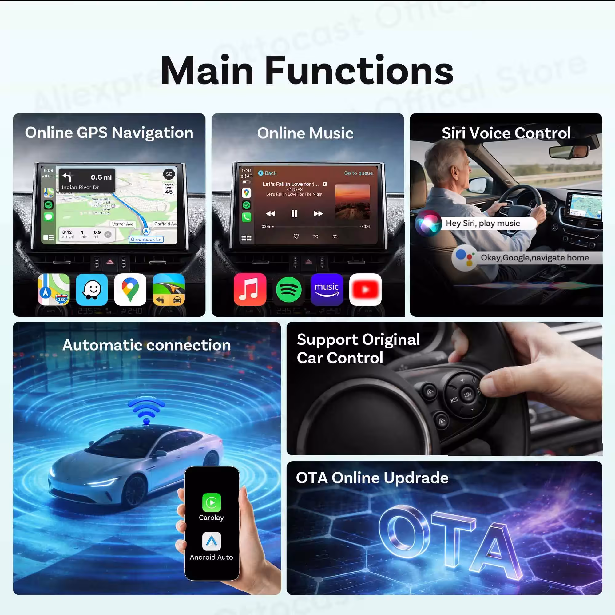 adaptateur CarPlay sans fil