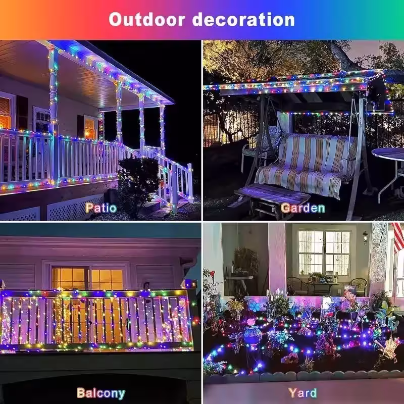 solar powered string lights