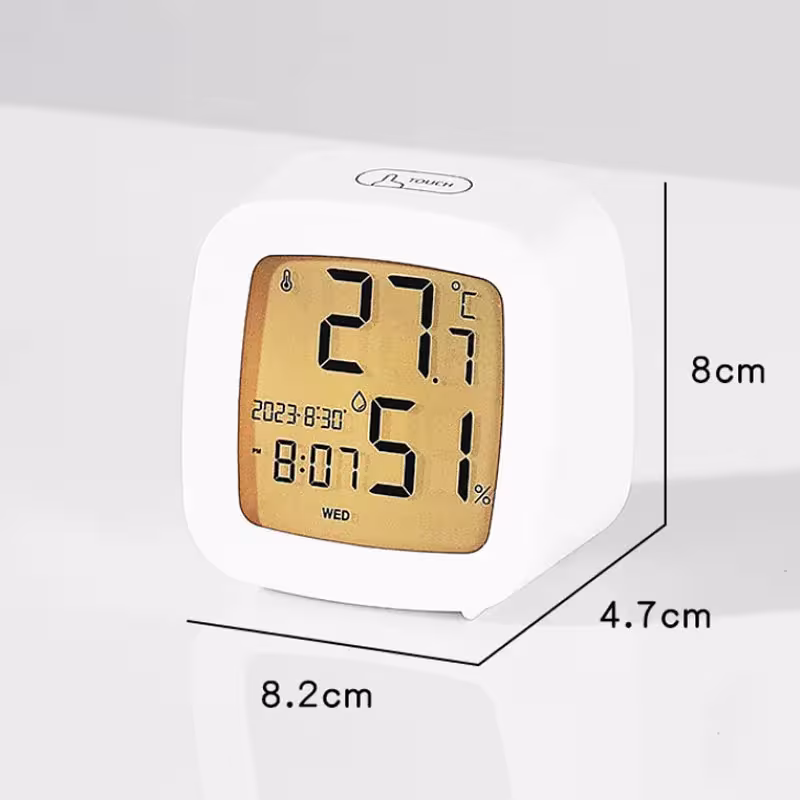 Réveil LED avec thermomètre