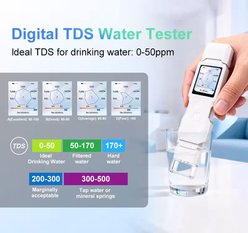 Test de qualité de l'eau 9 fonctions