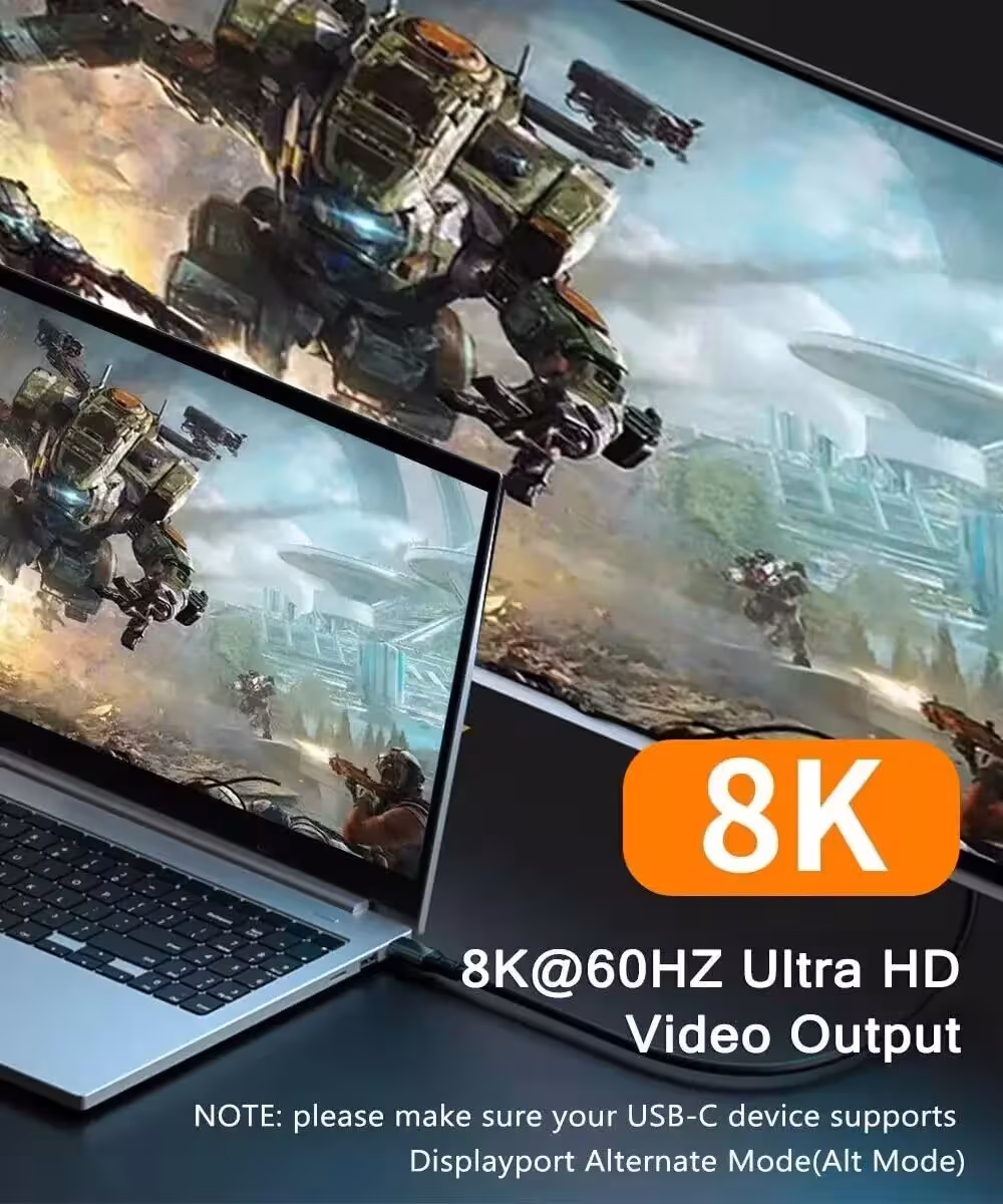 USB-C kabelis 100W