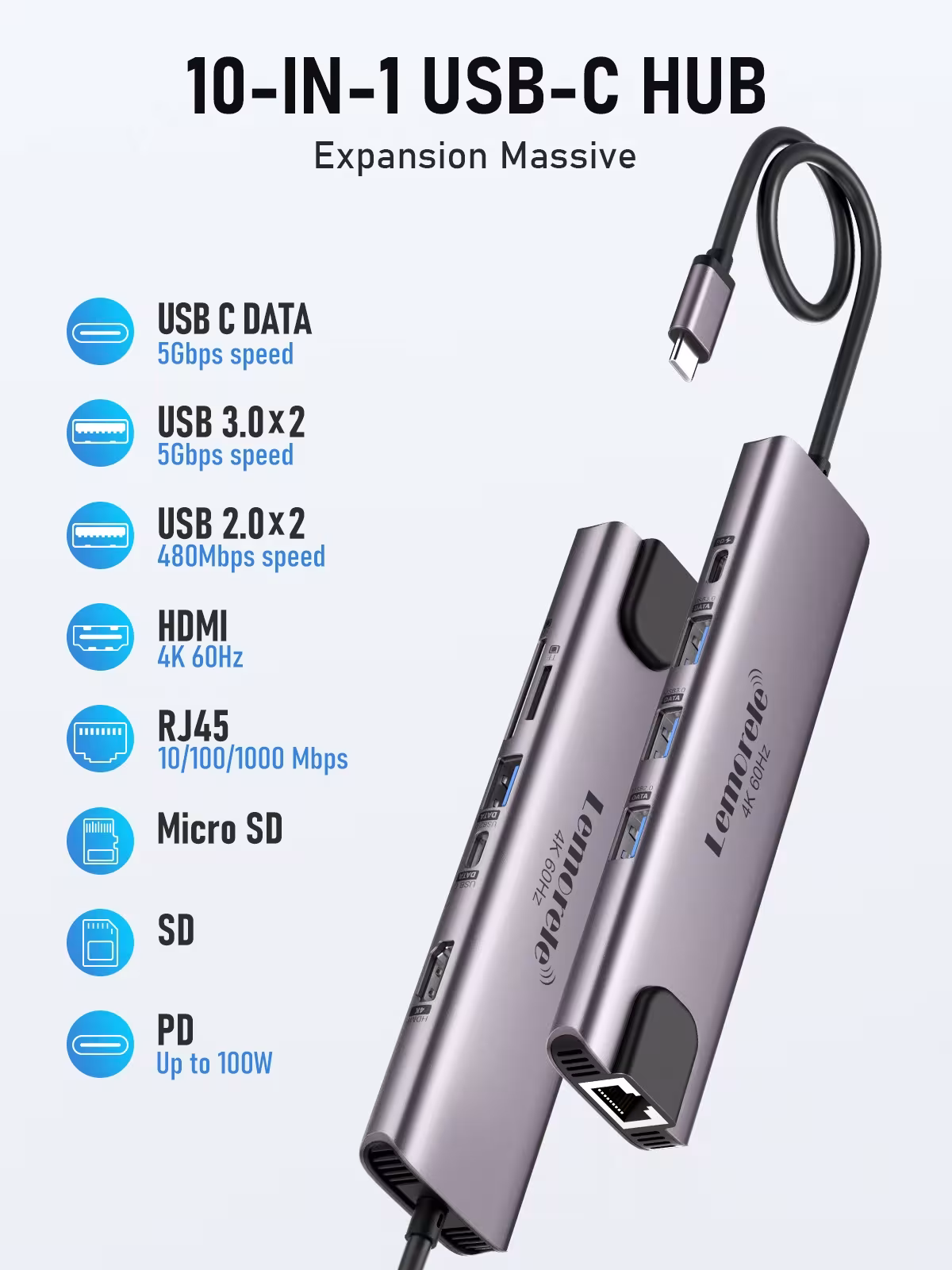 USB C doko stotelė