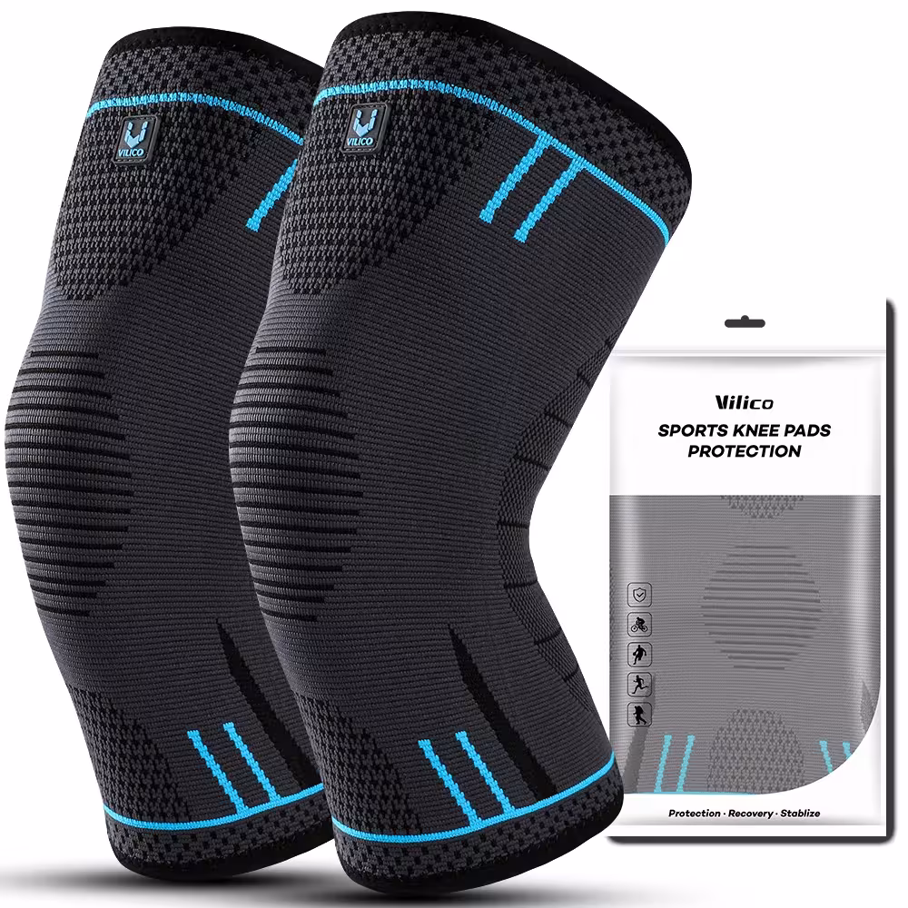 Manchon de compression pour genou sport athlétisme basket-ball volley-ball course