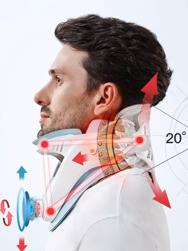 Dispositivo para estirar el cuello