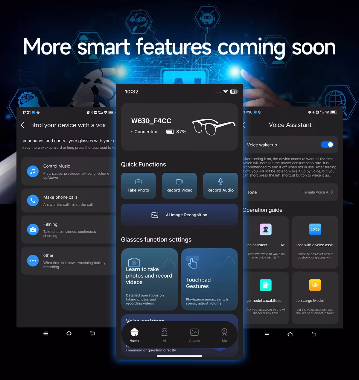 smart glasses with camera