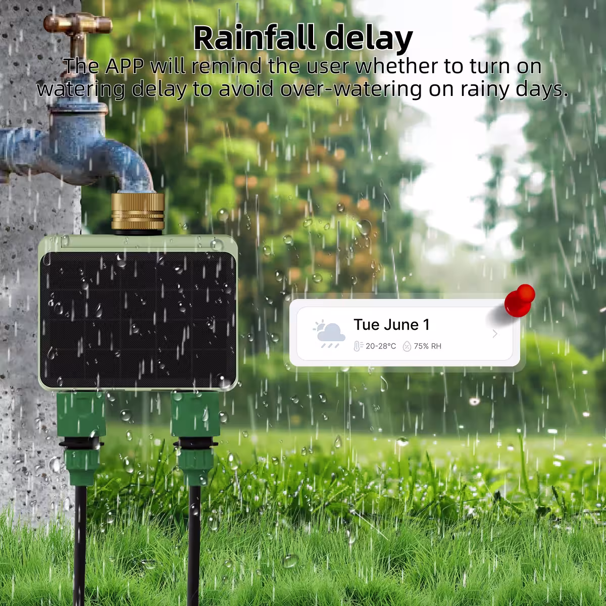 automatic garden watering controller