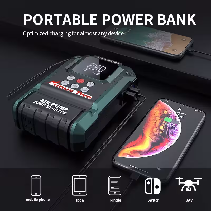 Autostarter mit Luftpumpe