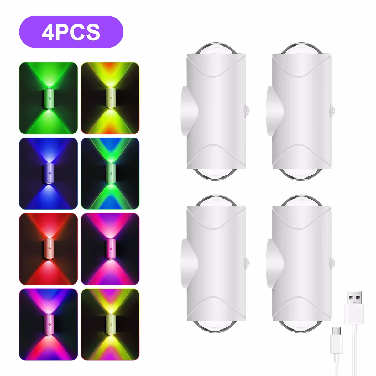 LED night light with motion sensor