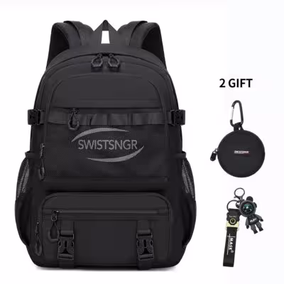 Gran mochila de viaje impermeable para portátil, ideal para hombres, mujeres y estudiantes, mochila moderna para uso diario