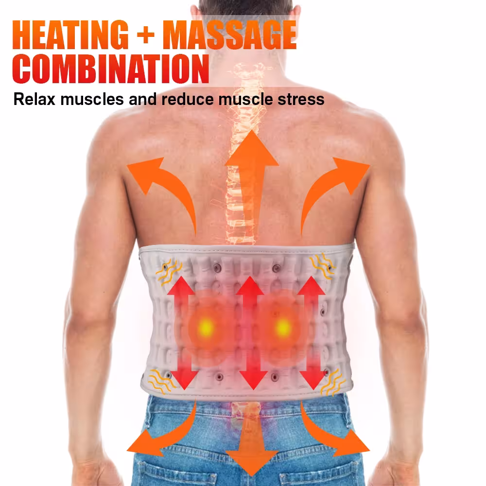 heated back massage belt