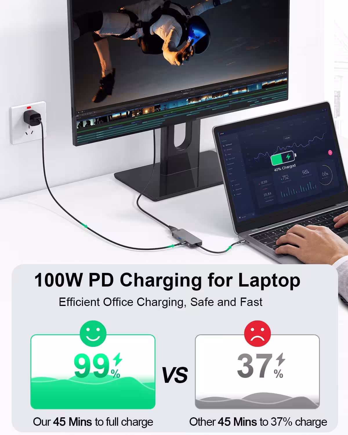 Adattatore da USB C a HDMI