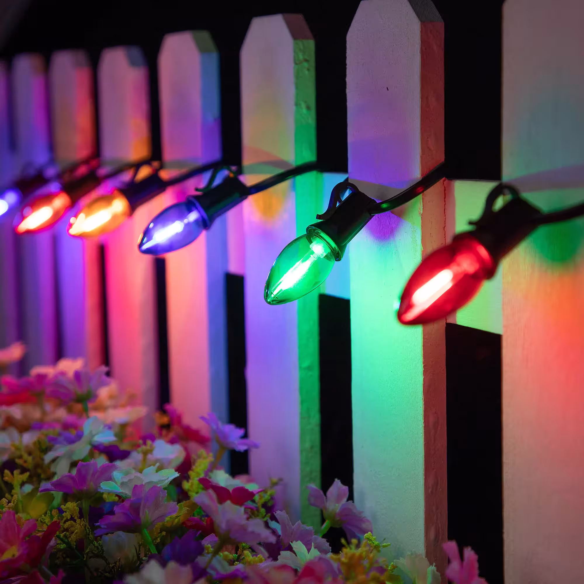 Solar LED string lights