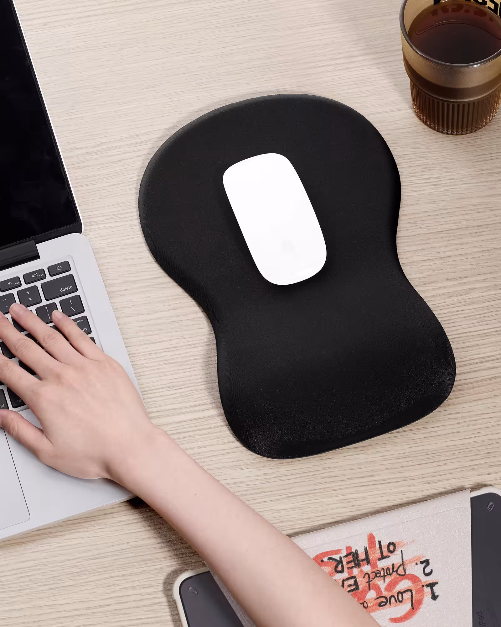 tappetino ergonomico per mouse