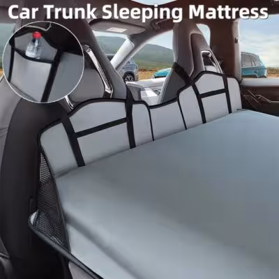 Colchón plegable para maletero de coche con bolsa, compatible con Tesla Model Y/3.